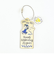 スヌーピー 木のオーナメント ネイビー PEANUTS 75th SNOOPY 日本製