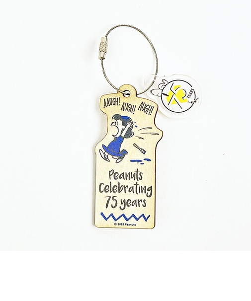 スヌーピー 木のオーナメント ネイビー PEANUTS 75th SNOOPY 日本製