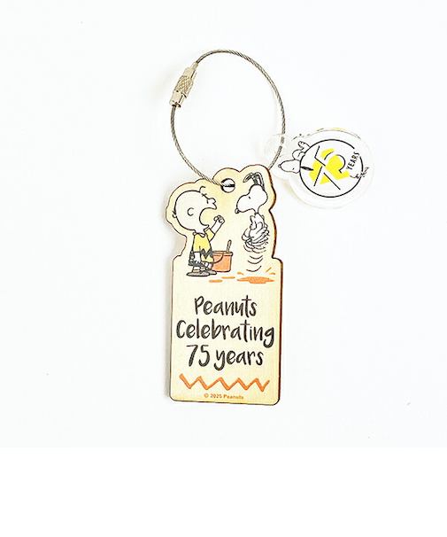 スヌーピー 木のオーナメント レッド PEANUTS 75th SNOOPY 日本製