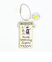 スヌーピー 木のオーナメント バイオレット PEANUTS 75th SNOOPY 日本製