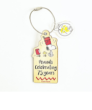 スヌーピー 木のオーナメント ワイン PEANUTS 75th SNOOPY 日本製