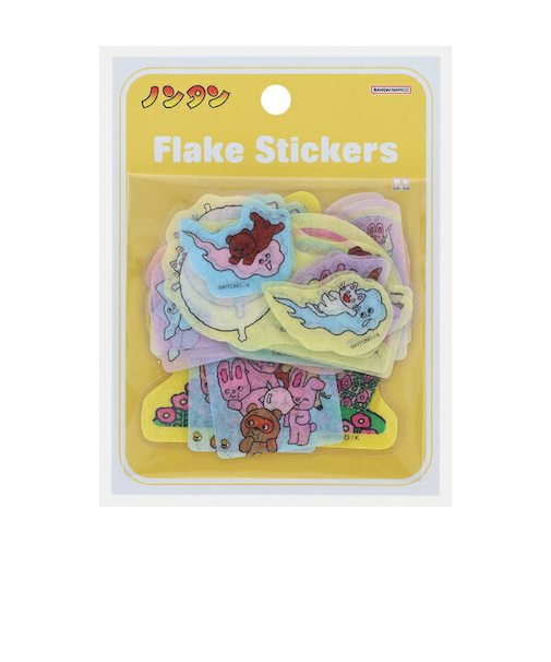 ノンタン フレークシール イエロー 文具