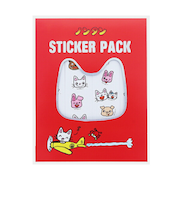 ノンタン たっぷりシール レッド 文具