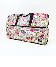 スヌーピー コミックカラー 折りたたみボストンバッグ(L) トラベル SNOOPY