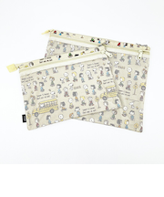 スヌーピー バスストップブラウン マルチポーチセット トラベル SNOOPY