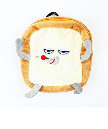 パンどろぼう ミニリュック型ポーチ あたらしいじぶん  小物入れ ブラウン