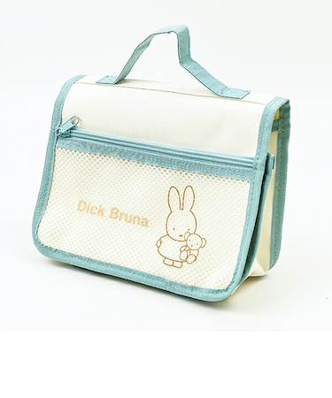 ミッフィー miffy メッシュバッグインバッグ ライトブルー