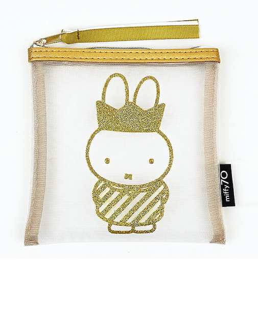 ミッフィー miffy 70th 王冠 メッシュポーチ(S)