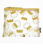 ミッフィー miffy 70th 王冠 メッシュポーチフラット