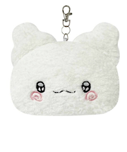 はなまるおばけ ふんわり光るシリーズ フェイスパスケース キラキラ ぬいぐるみパスケース サンリオ