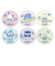 サンリオ はぴだんぶい 5th はらまきトレーディング缶バッジ 全6種コンプリートセット 日本製 Sanrio