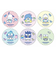 サンリオ はぴだんぶい 5th はらまきトレーディング缶バッジ 全6種コンプリートセット 日本製 Sanrio