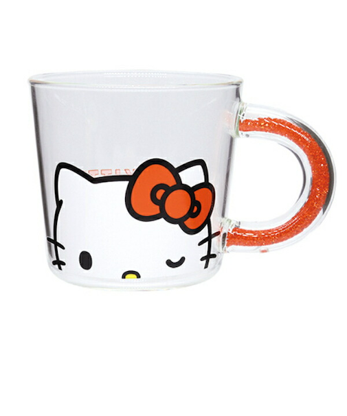 サンリオ ハローキティ ビーズインハンドルマグカップ コップ Sanrio