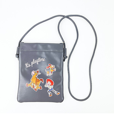ディズニー トイストーリー ポケットショルダーバッグ(グレー) ACCOMMODE アコモデ Disney