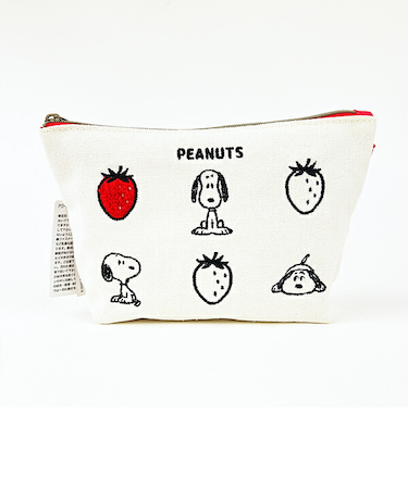 スヌーピー イチゴ 化粧ポーチ SNOOPY