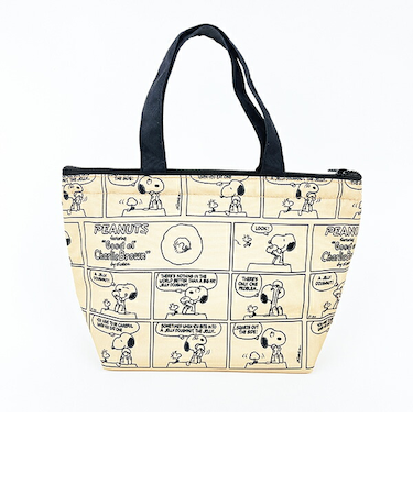 スヌーピー コミックドーナツ 保冷保温ミニトートバッグ ランチ SNOOPY