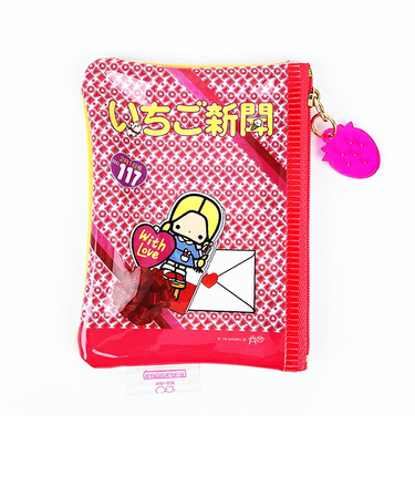サンリオ いちご新聞50th ミニポーチ(1980) Sanrio