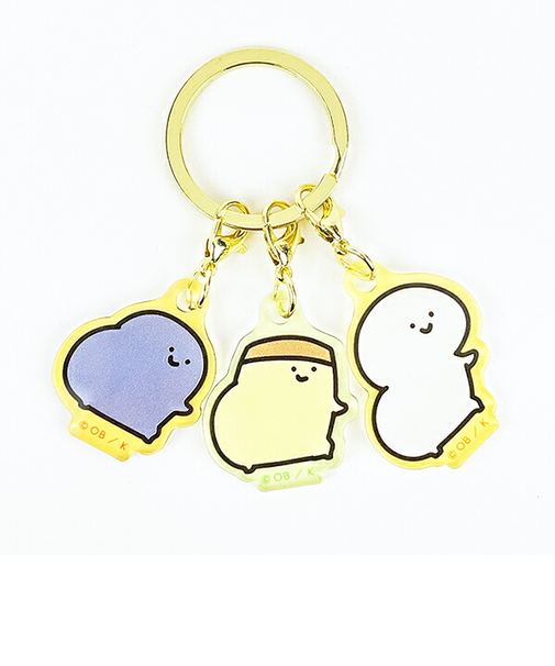 お文具といっしょ おしり 3チャームキーホルダー