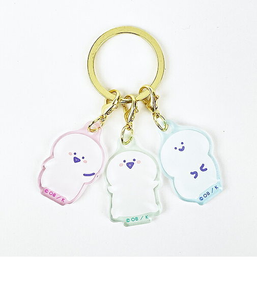 お文具といっしょ お文具さん 3チャームキーホルダー