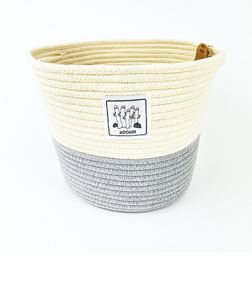 ムーミン ニョロニョロ ロープバスケット(L)