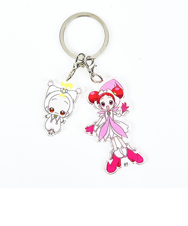 おジャ魔女どれみ どれみ＋ハナ 2チャームキーホルダー