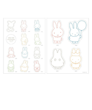 ミッフィー miffy 70th カラー インテリアステッカー