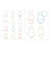 ミッフィー miffy 70th カラー インテリアステッカー