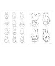 ミッフィー miffy 70th モノトーン インテリアステッカー