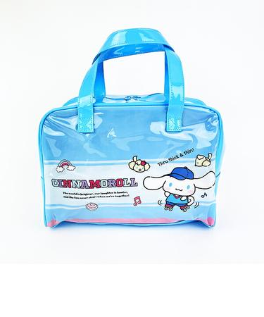 サンリオ シナモロール ビニールボストンバッグ キッズ スクール Sanrio