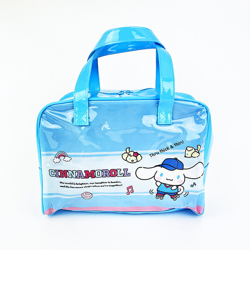 サンリオ シナモロール ビニールボストンバッグ キッズ スクール Sanrio