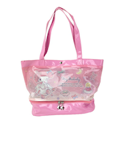 サンリオ マイメロディ ポケット付きビニールボストンバッグ キッズ スクール Sanrio
