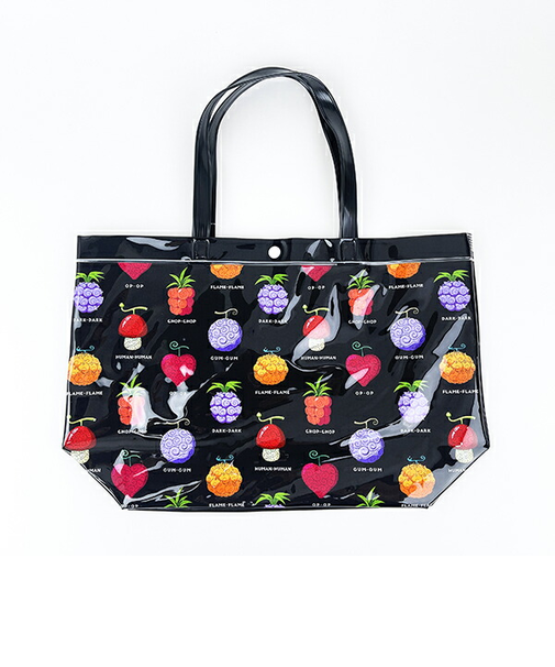 ワンピース ONE PIECE 悪魔の実 ビニールボストンバッグ キッズ スクール