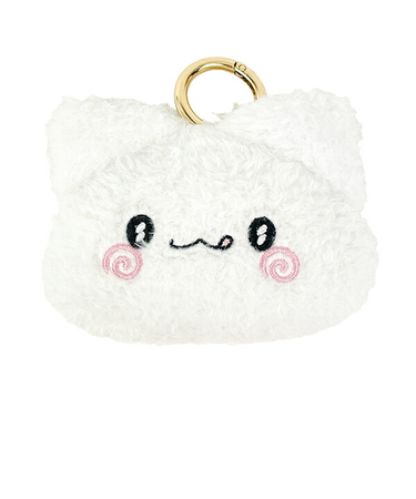 サンリオ はなまるおばけ 舌ぺろ カナビラ付きミニフェイスポーチ ふんわり光るシリーズ Sanrio