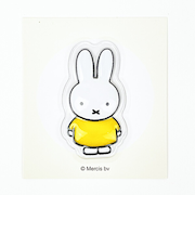 ミッフィー miffy ぷっくりったいステッカー イエロー