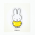 ミッフィー miffy ぷっくりったいステッカー  イエロー