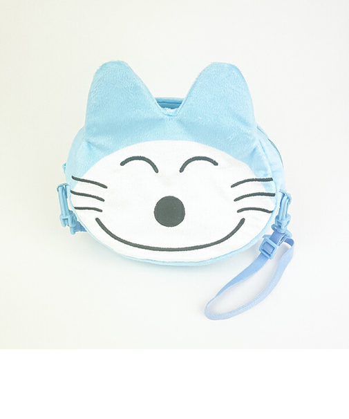 11ぴきのねこ トラネコ 2wayポーチ ブルー