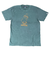 ムーミン スナフキン ピグメント刺繍Tシャツ(L) グリーン アパレル MOOMIN