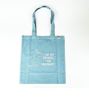 ムーミン 後染めフラットトートバッグ(サックス) MOOMIN