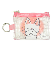 ノンタン クリアミニポーチ ピンク