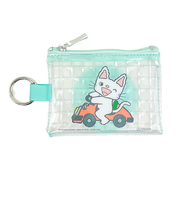 ノンタン クリアミニポーチ ライトブルー