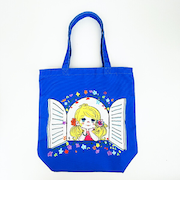 水森亜土 マド カラートートバッグ ブルー