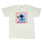 パペットスンスン にこにこ Tシャツ(L) ホワイト アパレル