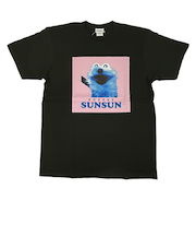 パペットスンスン にこにこ Tシャツ(L) ブラック アパレル