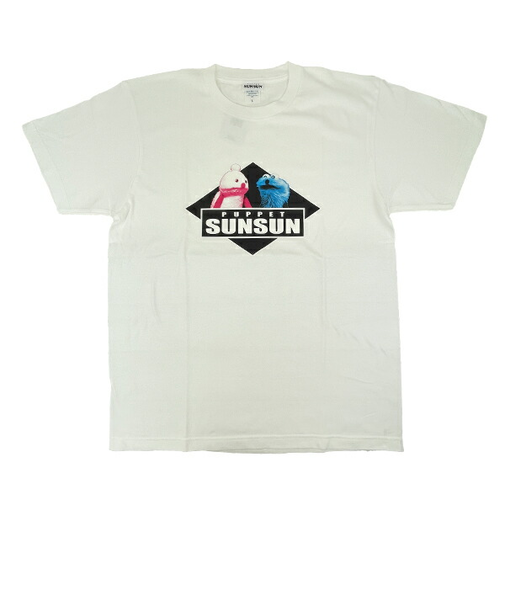 パペットスンスン ひしがた Tシャツ(L) ホワイト アパレル