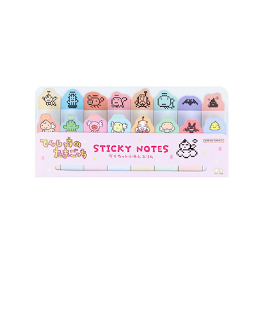たまごっち てんしっち ダイカット付箋スリム (ピンク) 文具 日本製