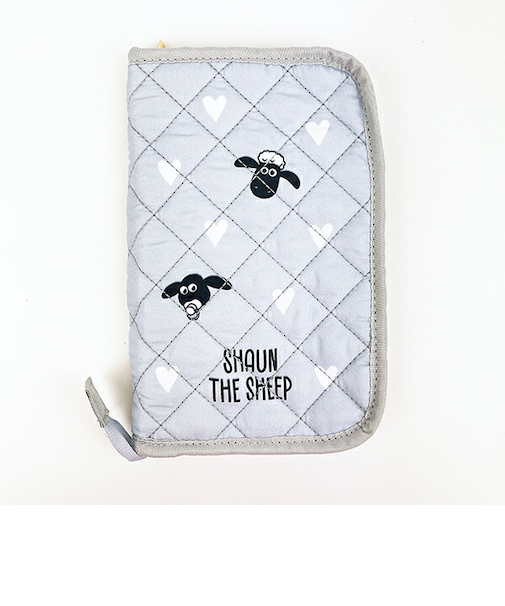 ひつじのショーン パスポートケース (グレー) 母子手帳ケース