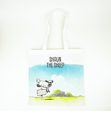 ひつじのショーン グラフィックトートバッグ ホワイト