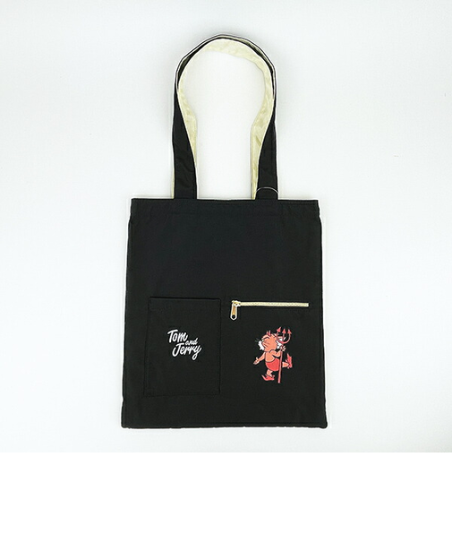 トムとジェリー トム 天使と悪魔 リバーシブルトートバッグ