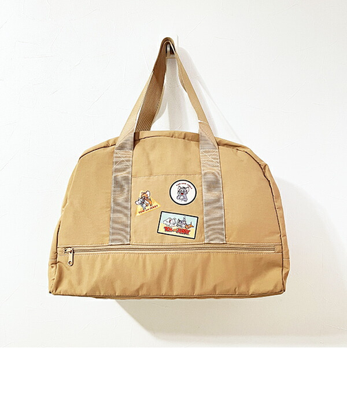 トムとジェリー トラベルセパレートボストンバッグ ベージュ トムジェリ
