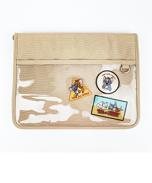 トムとジェリー トラベルガジェットケース (ベージュ) トラベルバッグ